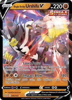 Single Strike Urshifu V, Battle Styles Nº 85 Holo