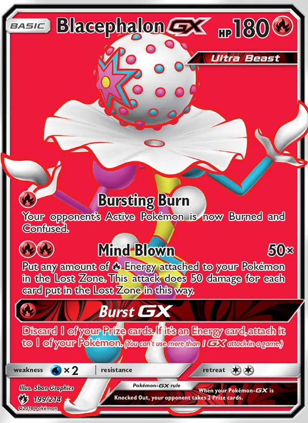 Blacephalon GX, Lost Thunder No. 199