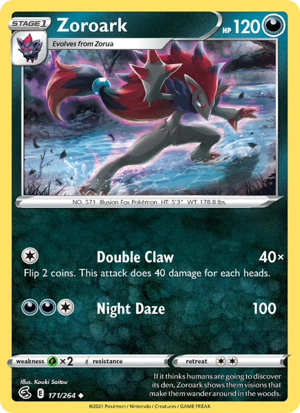 Zoroark, Fusion Strike Nº 171