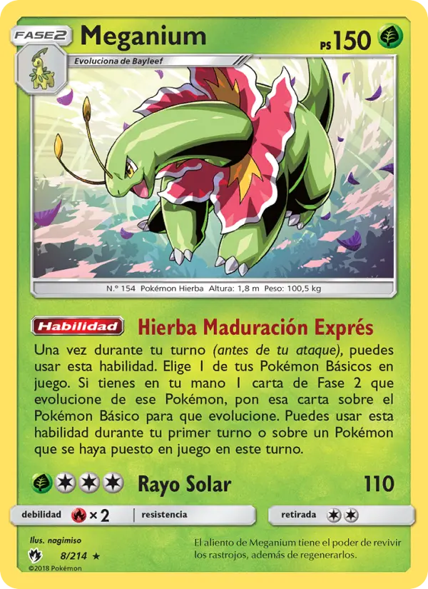Meganium, Truenos Perdidos No. 8