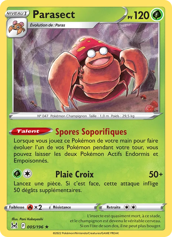Parasect, Origine Perdue No. 005