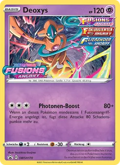 Deoxys, SCSC Promokarten Nº SWSH170 Normal