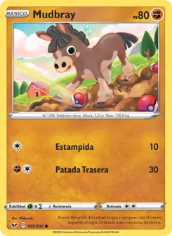 Mudbray, Espada y Escudo Nº 105 Normal