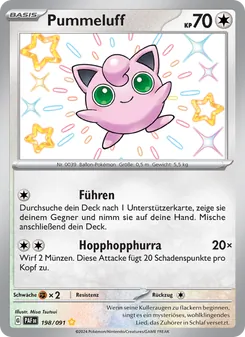 Pummeluff, Paldeas Schicksale Nº 198 Holo