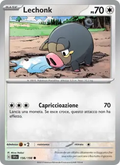 Lechonk, Scarlatto e Violetto No. 156 Normal