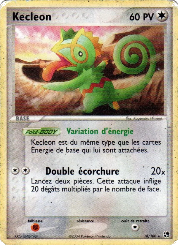 Kecleon, EX Tempête de sable No. 18