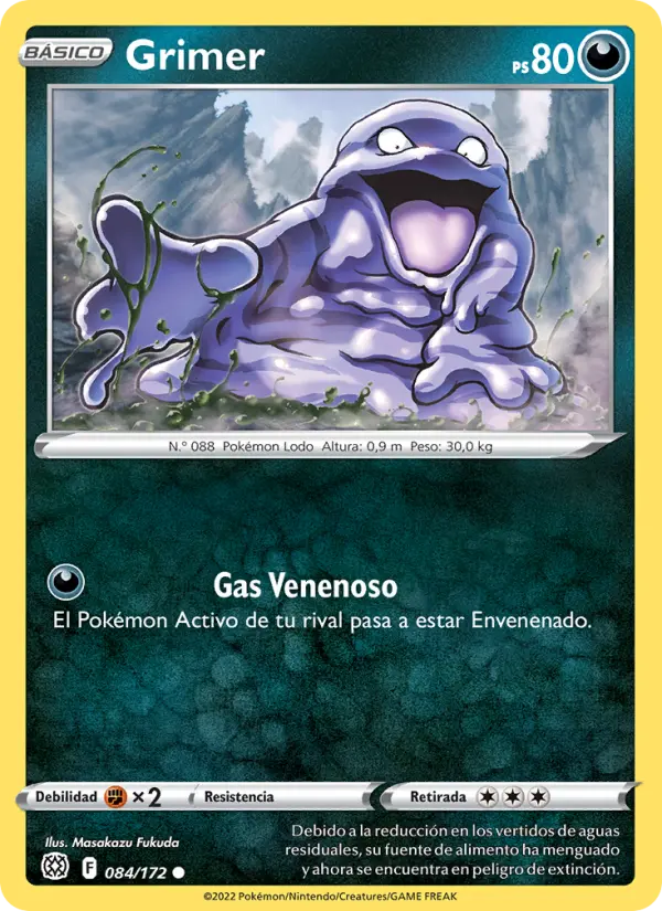 Grimer, Astros Brillantes Nº 084