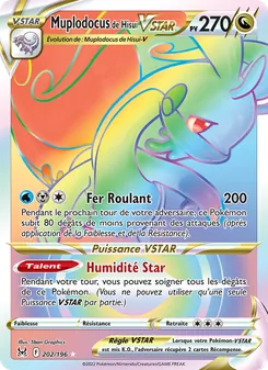 Muplodocus de Hisui VSTAR, Origine Perdue No. 202 Holo