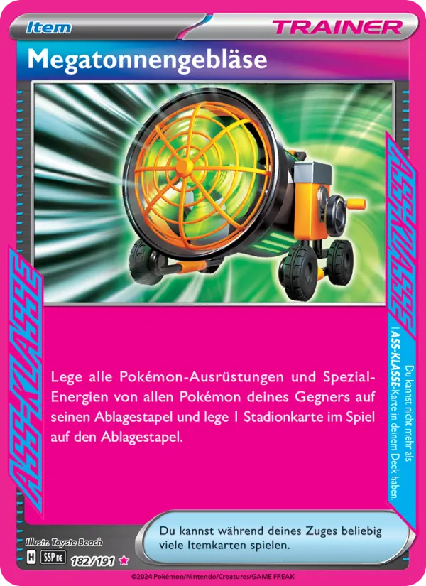 Megatonnengebläse, Stürmische Funken Nº 182