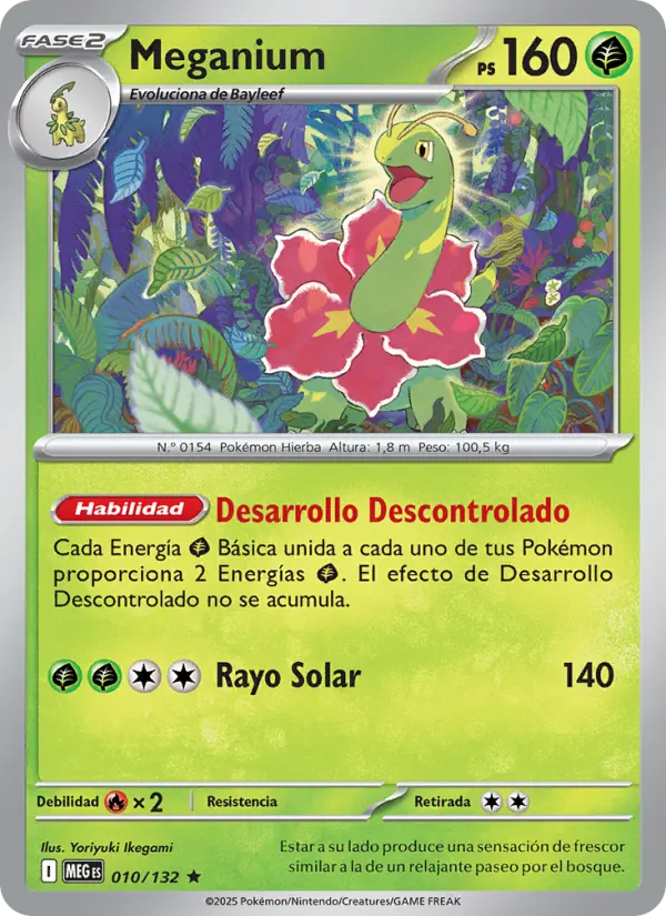 Meganium, Megaevolución Nº 010