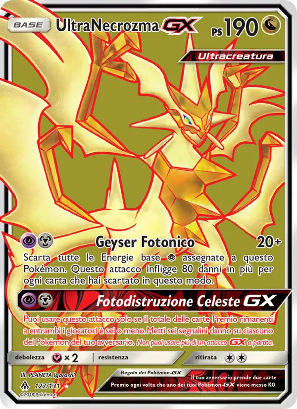 UltraNecrozma GX, Apocalisse Di Luce Nº 127