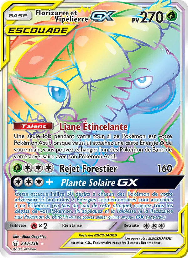 Florizarre et Vipélierre GX, Éclipse Cosmique No. 249