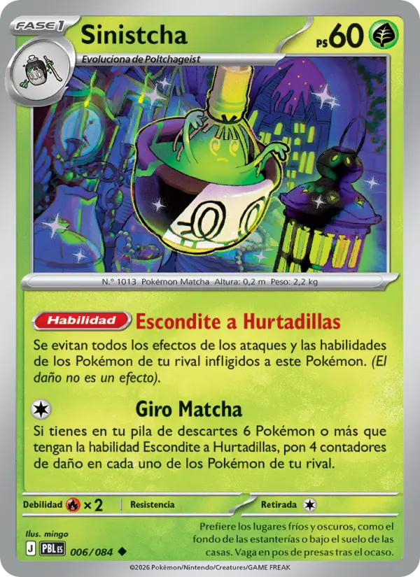 Sinistcha, Oscuridad Absoluta No. 006