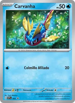 Carvanha, SVP Black Star Promos Nº 093 Holo