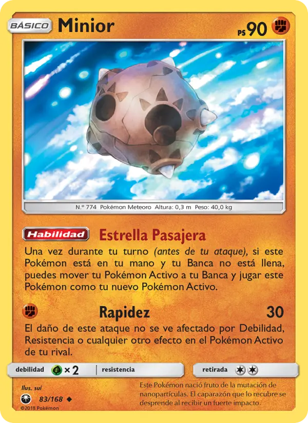 Minior, Tormenta Celestial No. 83