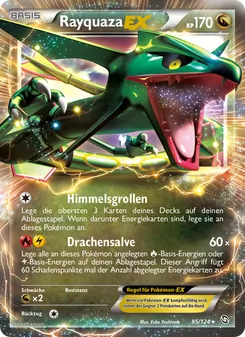 Rayquaza-EX, Hoheit der Drachen No. 85 Normal