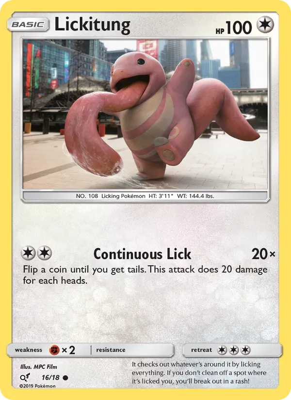 Lickitung, Detective Pikachu Nº 16
