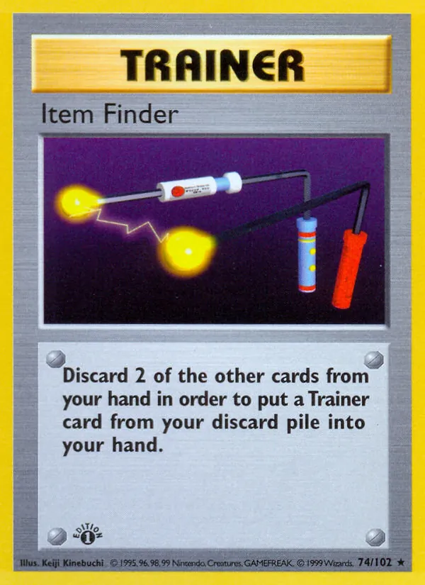 Item Finder, Base Set Nº 74
