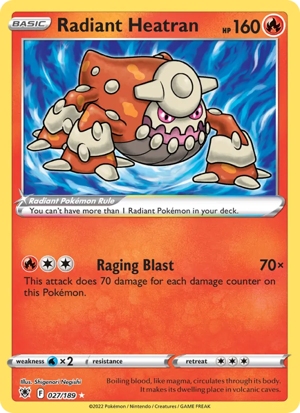 Radiant Heatran, Astral Radiance No. 027