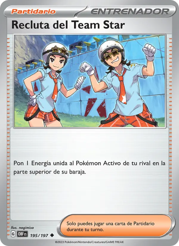 Recluta del Team Star, Llamas Obsidianas No. 195