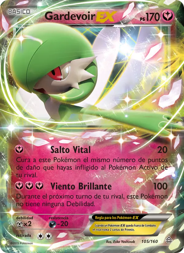 Gardevoir EX, Duelos Primigenios No. 105