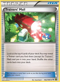 Trainers' Mail, Roaring Skies Nº 92a Normal