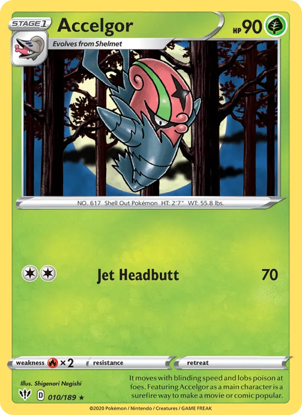 Accelgor, Darkness Ablaze Nº 10