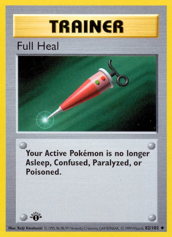 Full Heal, Base Set No. 82