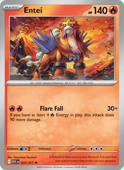Entei, Ascended Heroes Nº 025 Holo