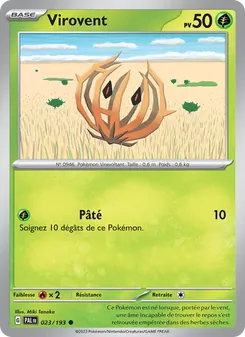 Virovent, Évolutions à Paldea No. 023 Normal