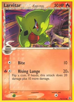 Larvitar δ, Delta Species Nº 73 Normal