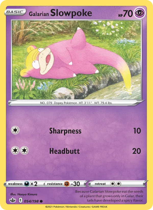 Galarian Slowpoke, Chilling Reign Nº 54