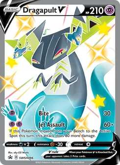 Dragapult V, SWSH Black Star Promos No. SWSH096 Holo