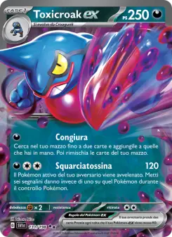 Toxicroak-ex, Scarlatto e Violetto Nº 131 Holo