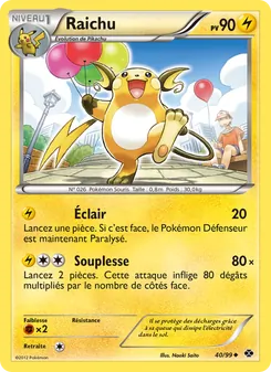 Raichu, Destinées Futures No. 40 Normal