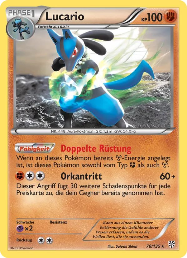 Lucario, Plasma-Sturm No. 78