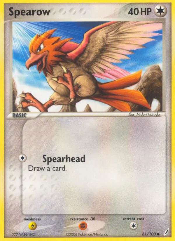 Spearow, Crystal Guardians No. 61