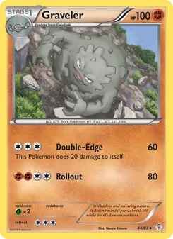 Graveler, Generations No. 44 Normal