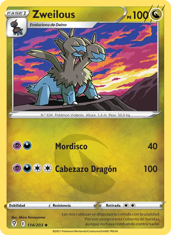 Zweilous, Cielos Evolutivos No. 114