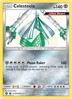 Celesteela, Hidden Fates Shiny Vault Nº SV32 Normal