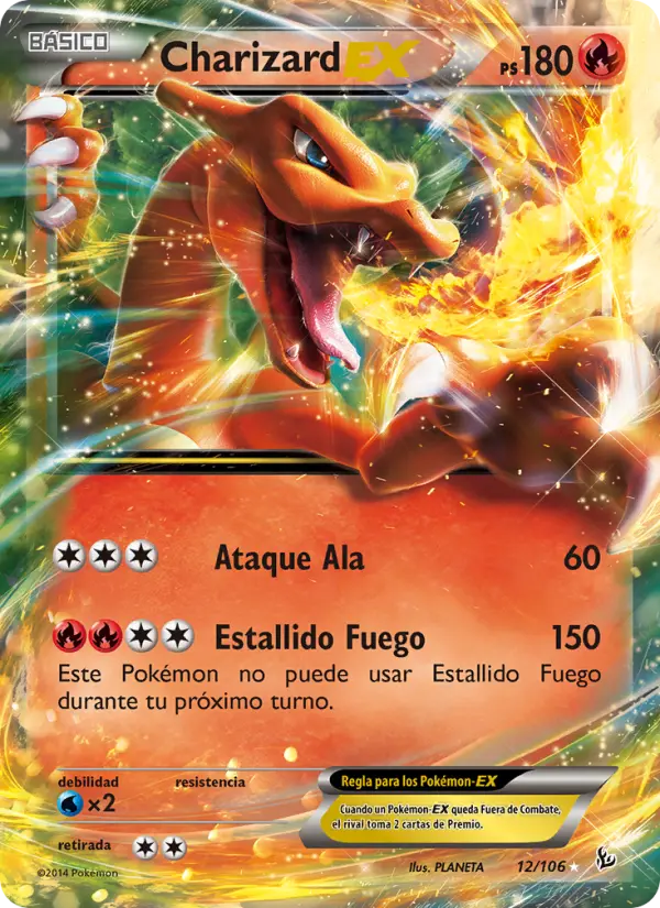 Charizard EX, Destellos de Fuego No. 12