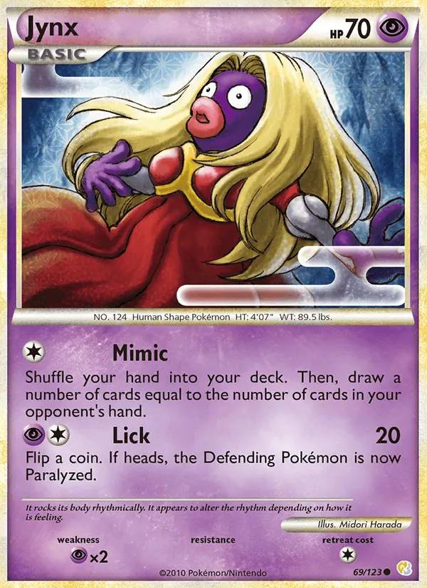 Jynx, HeartGold SoulSilver No. 69