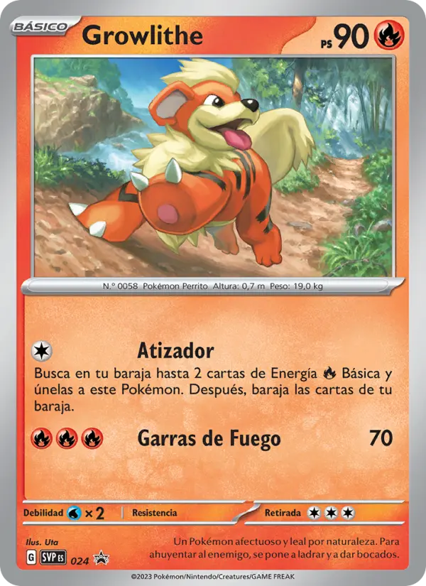 Growlithe, SVP Black Star Promos Nº 024