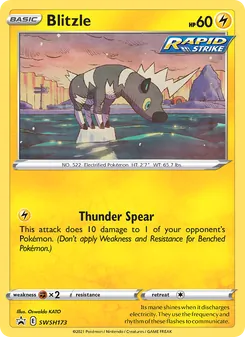 Blitzle, SWSH Black Star Promos No. SWSH173 Normal