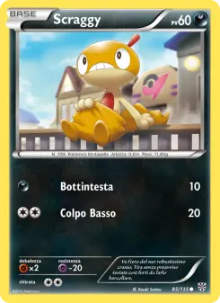 Scraggy, Uragano Plasma Nº 85 Normal