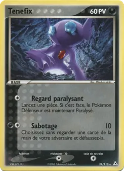 Tenefix, EX Fantômes Holon No. 31 Normal