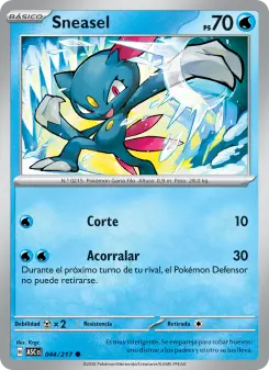 Sneasel, Héroes Ascendentes Nº 044 Normal