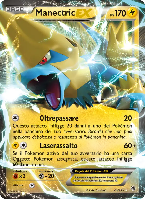Manectric EX, Forze Spettrali No. 23