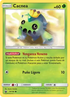 Cacnea, Tormenta Celestial No. 19 Normal