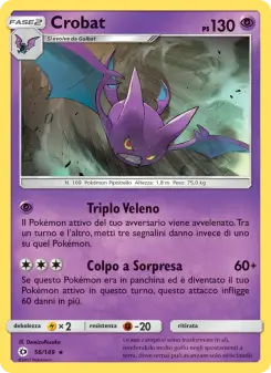 Crobat, Sole e Luna No. 56 Normal
